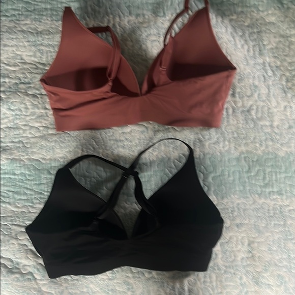 SOMA Pink and Black Bras with Adjustable Straps - Picture 2 of 3